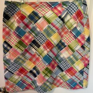 Brooks Brothers Madras Plaid Skirt